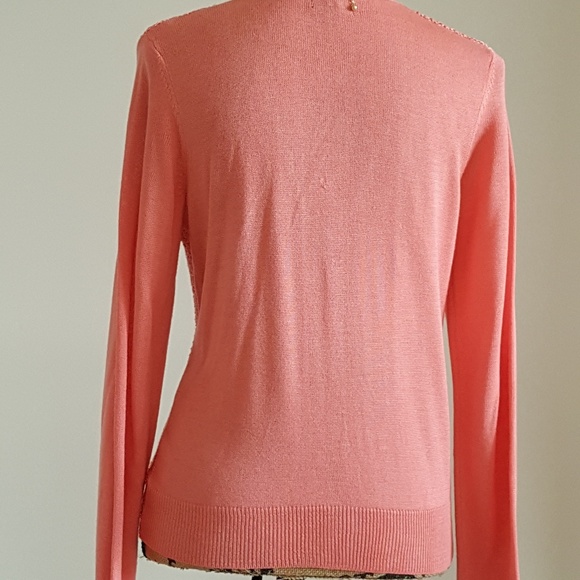APT 9 Cardigan Sweater - Coral/Peach - Picture 3 of 5